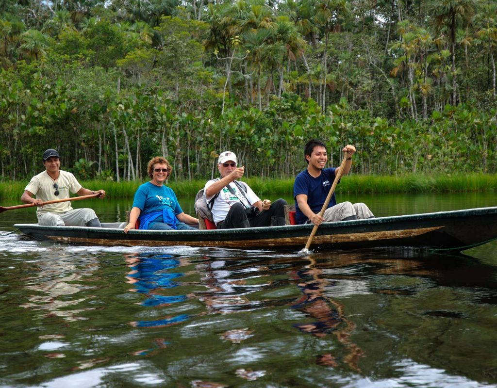 sacha lodge canoeing